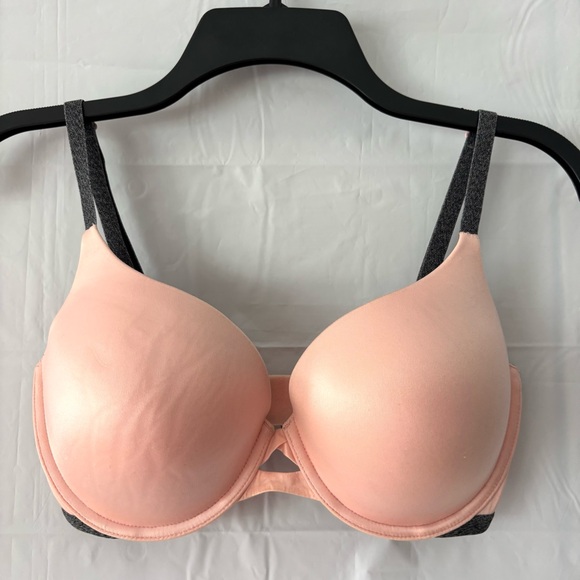 NWOT Victoria's Secret Light Pink Padded Perfect Coverage Bra SZ 34DD - Picture 10 of 13